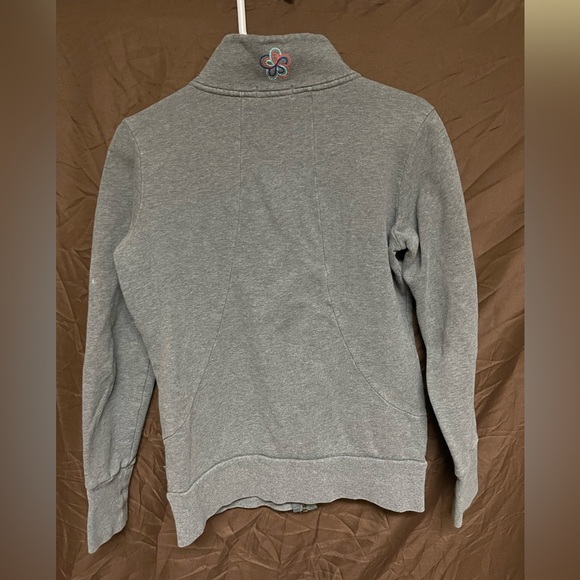 TUFF ATHLETICS Grey Zip Up Hooded Sweater Size Small Womens US - Picture 4 of 4